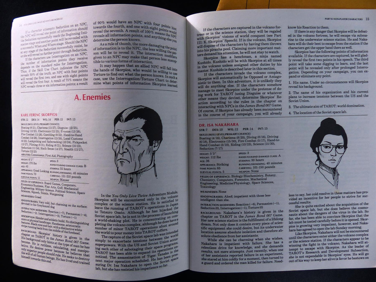 James Bond 007 Roleplaying Game: You Only Live Twice OOP - Victory Games #22A