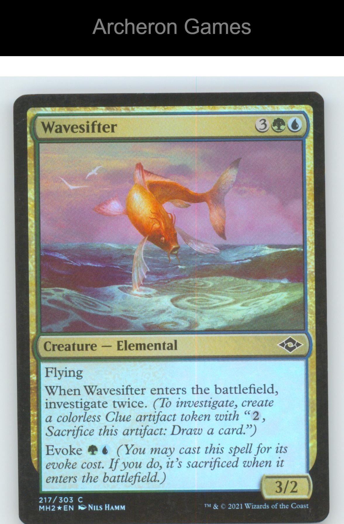 Wavesifter MH2 217 C MTG Card Modern Horizons 2 Foil