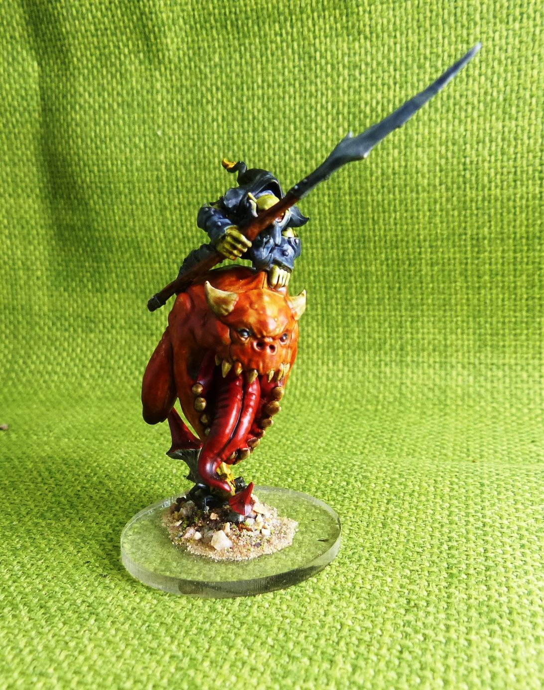 Loonboss on Giant Cave Squig - Orks - Warhammer AoS 40k #I