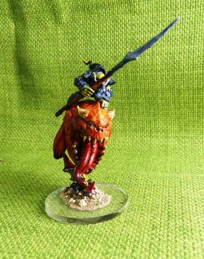 Loonboss on Giant Cave Squig - Orks - Warhammer AoS 40k #I