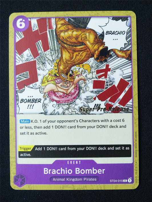 Brachio Bomber ST04-015 Super Pre-Release Promo - One Piece Card #91C