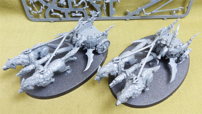 Sunsteala Wheelas with crew on incomplete sprue - Gloomspite Gitz - Warhammer AoS #2QN