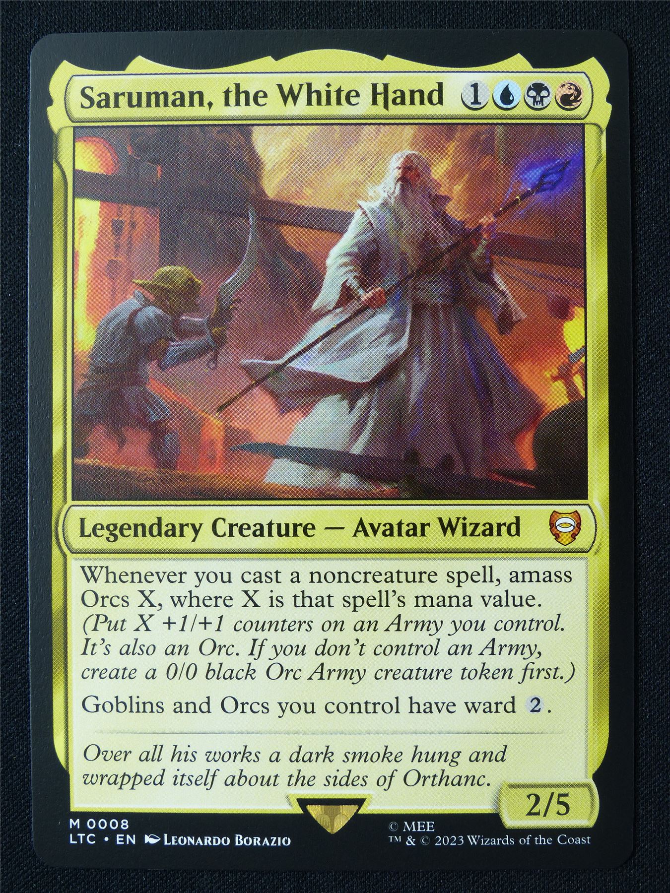 Saruman the White Hand - LTC - Mtg Card #FX