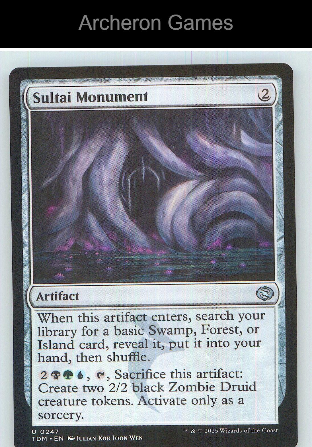 Sultai Monument TDM 247 UC MTG Card NM/EX+