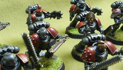 MKII Tactical Squad set of 10 painted - Space Wolves - Warhammer Horus Heresy #4XI