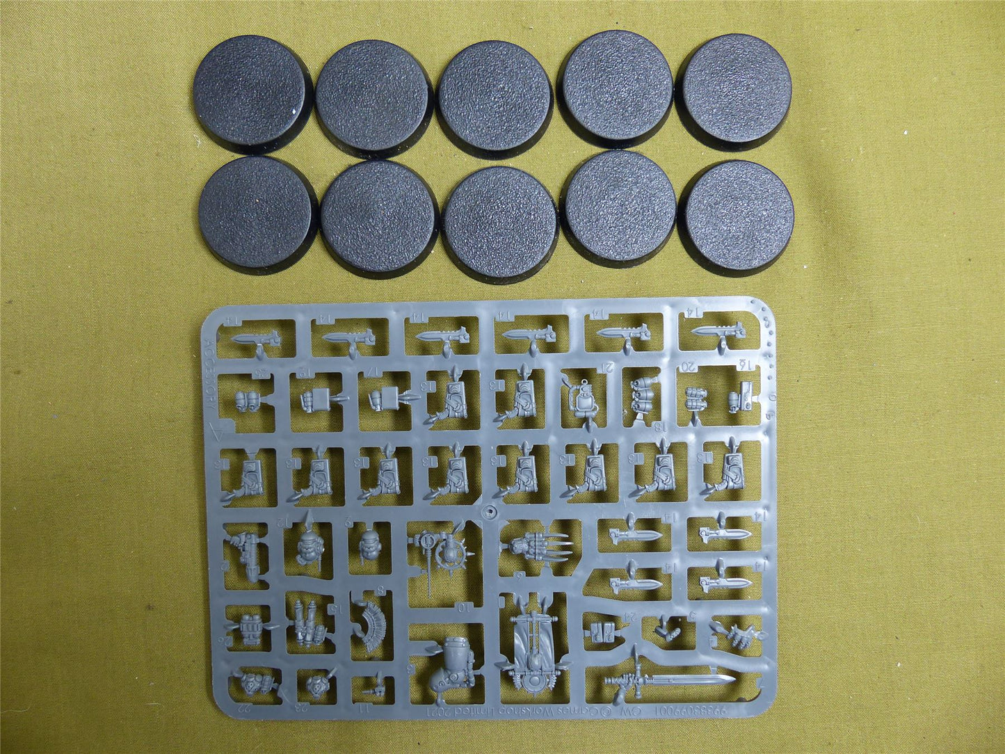 MkIV Tactical Squad set of 10 complete sprue - Adepta Astartes - Warhammer HH #2F4