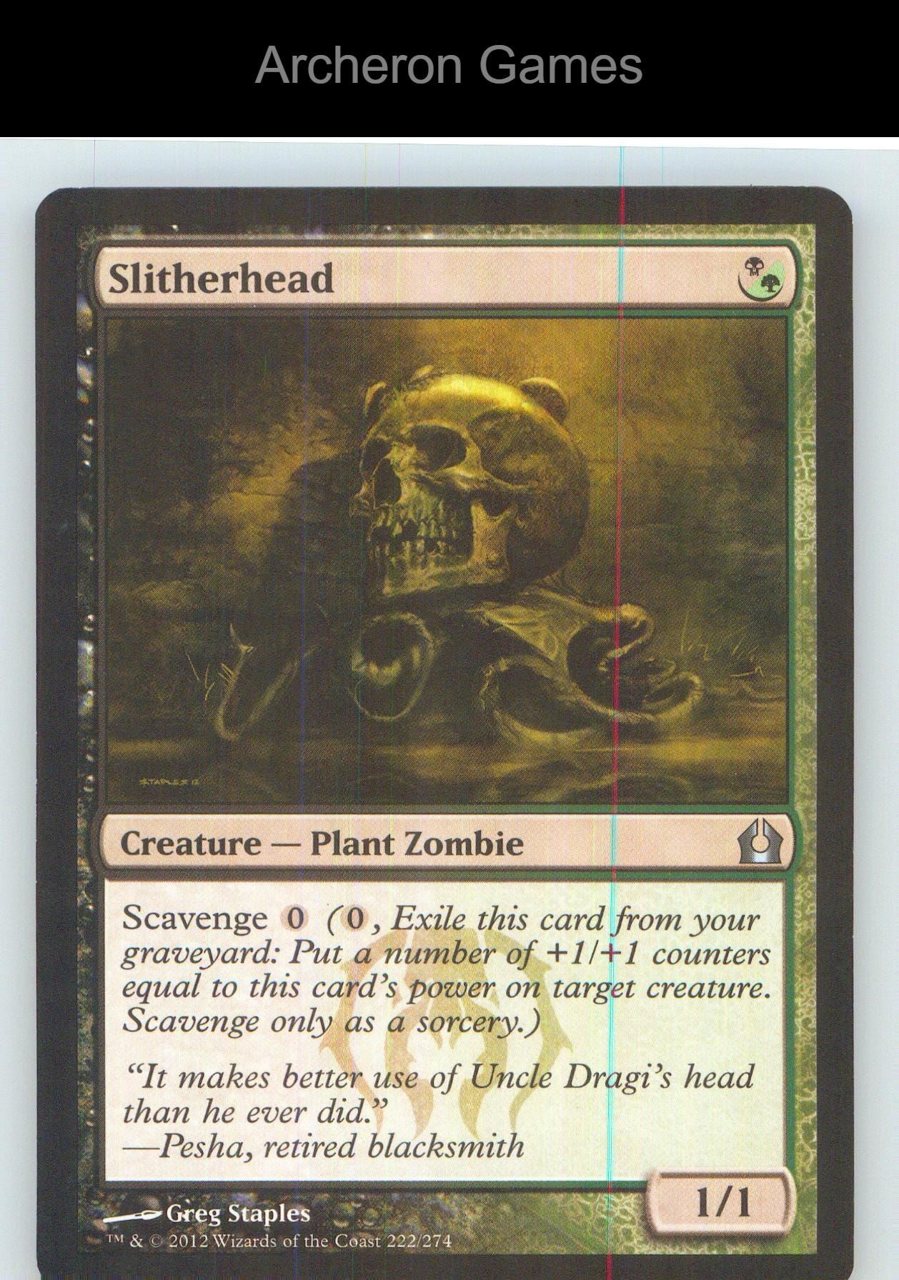 Slitherhead RTR 222 UC MTG Card NM/EX+