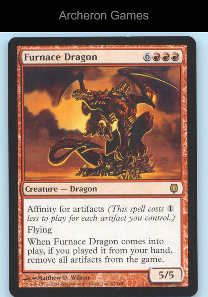 Furnace Dragon 62 R MTG Card Darksteel