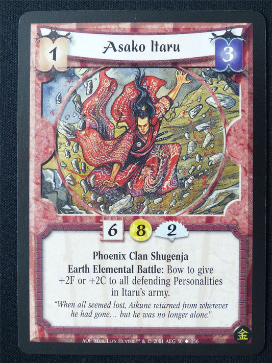 Asako Itaru - WoE - Legend of the Five Rings L5R Card #10A