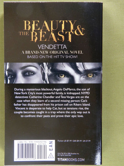 Beauty And The Beast Vendetta - Book Softback  #D