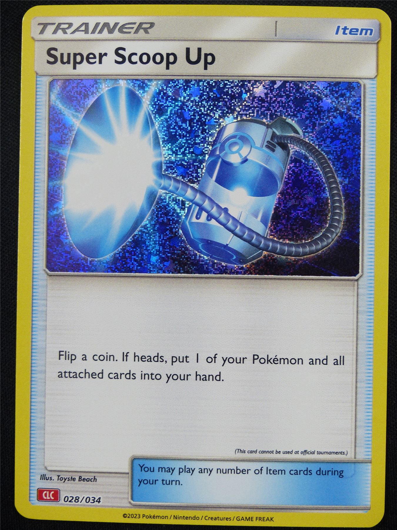 Super Scoop Up 028/034 Holo CLC - Classic Pokemon Card #4A9