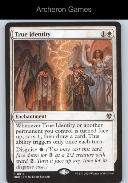 True Identity 16 R MTG Card Commander: Murders at Karlov Manor