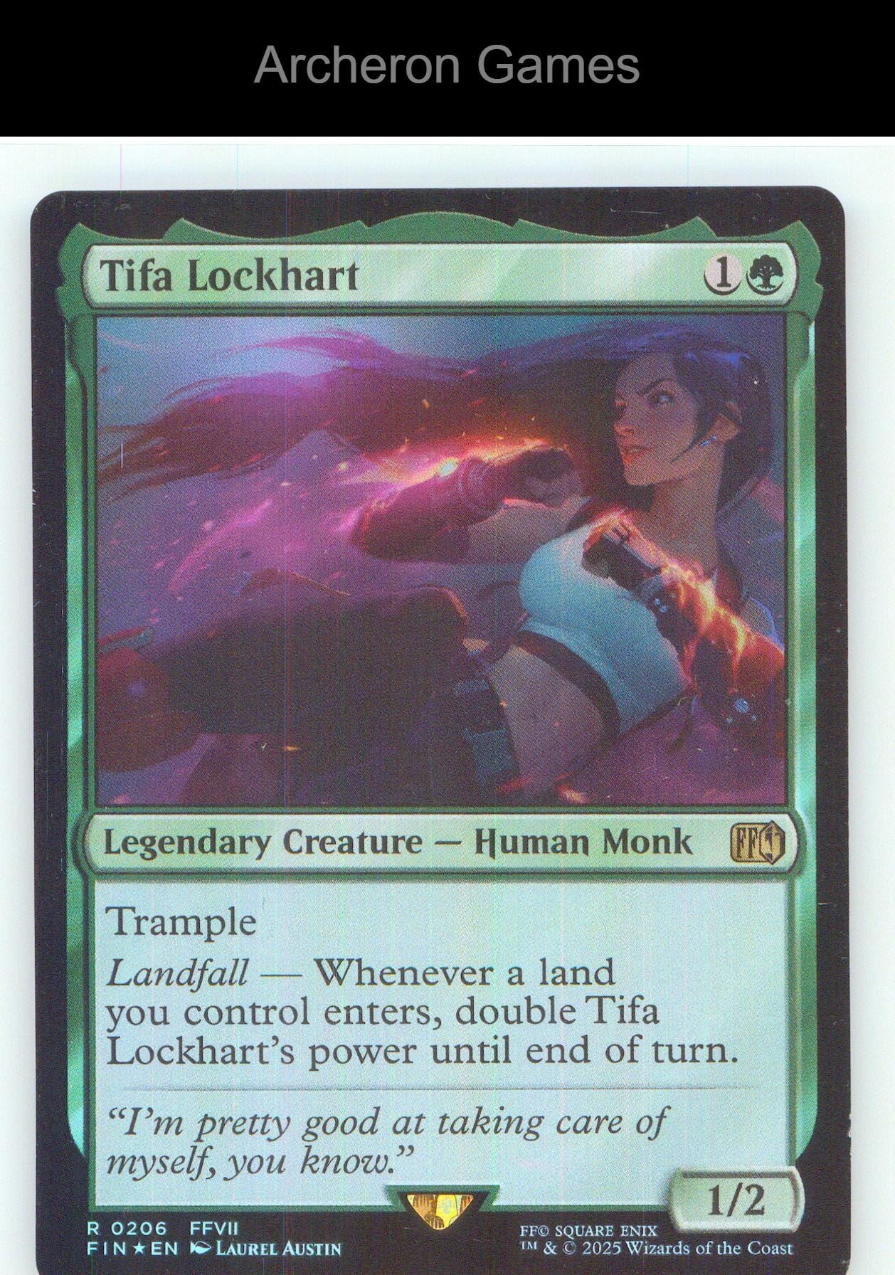 Tifa Lockhart FIN 206 R MTG Card NM/EX+ Foil