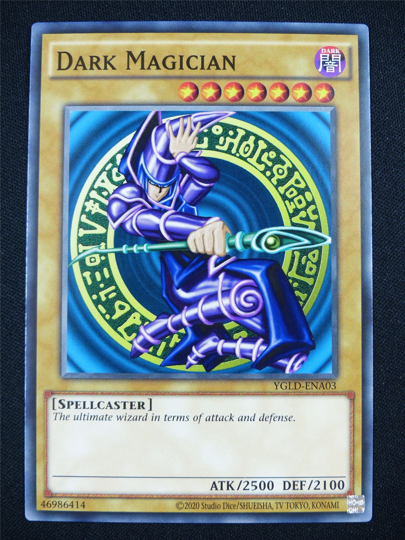 Dark Magician YGLD ENA03 - Yugioh Card #2C0