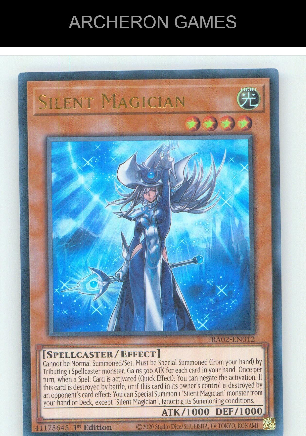 Silent Magician (UR) UR YUGIOH Card 1st Edition