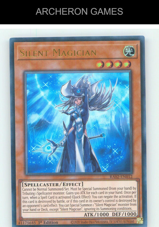 Silent Magician (UR) UR YUGIOH Card 1st Edition