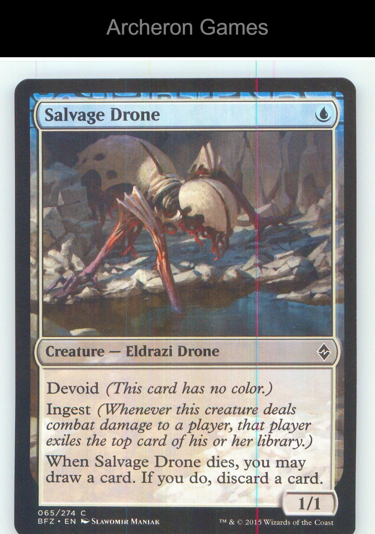 Salvage Drone BFZ 65 C MTG Card NM/EX+