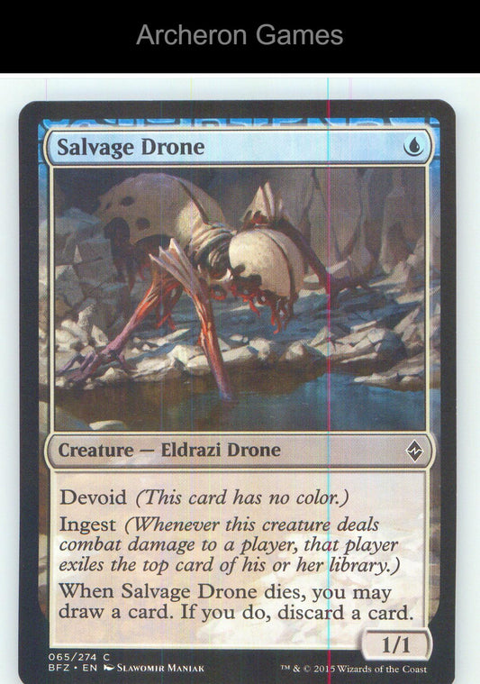 Salvage Drone BFZ 65 C MTG Card NM/EX+
