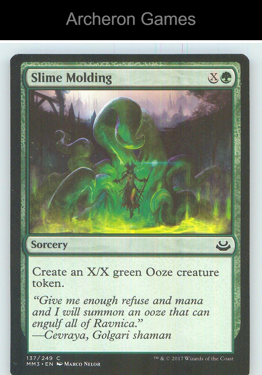 Slime Molding MM3 137 C MTG Card NM/EX+