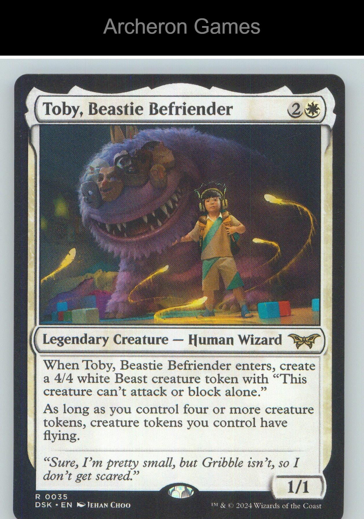 Toby, Beastie Befriender DSK 35 R MTG Card NM/EX+
