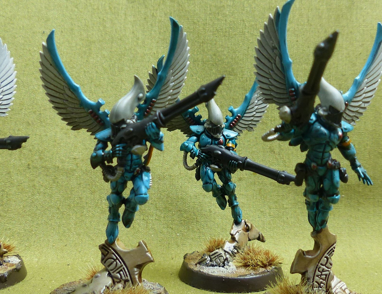 Swooping Hawks painted - Aeldari - Warhammer 40K #43K