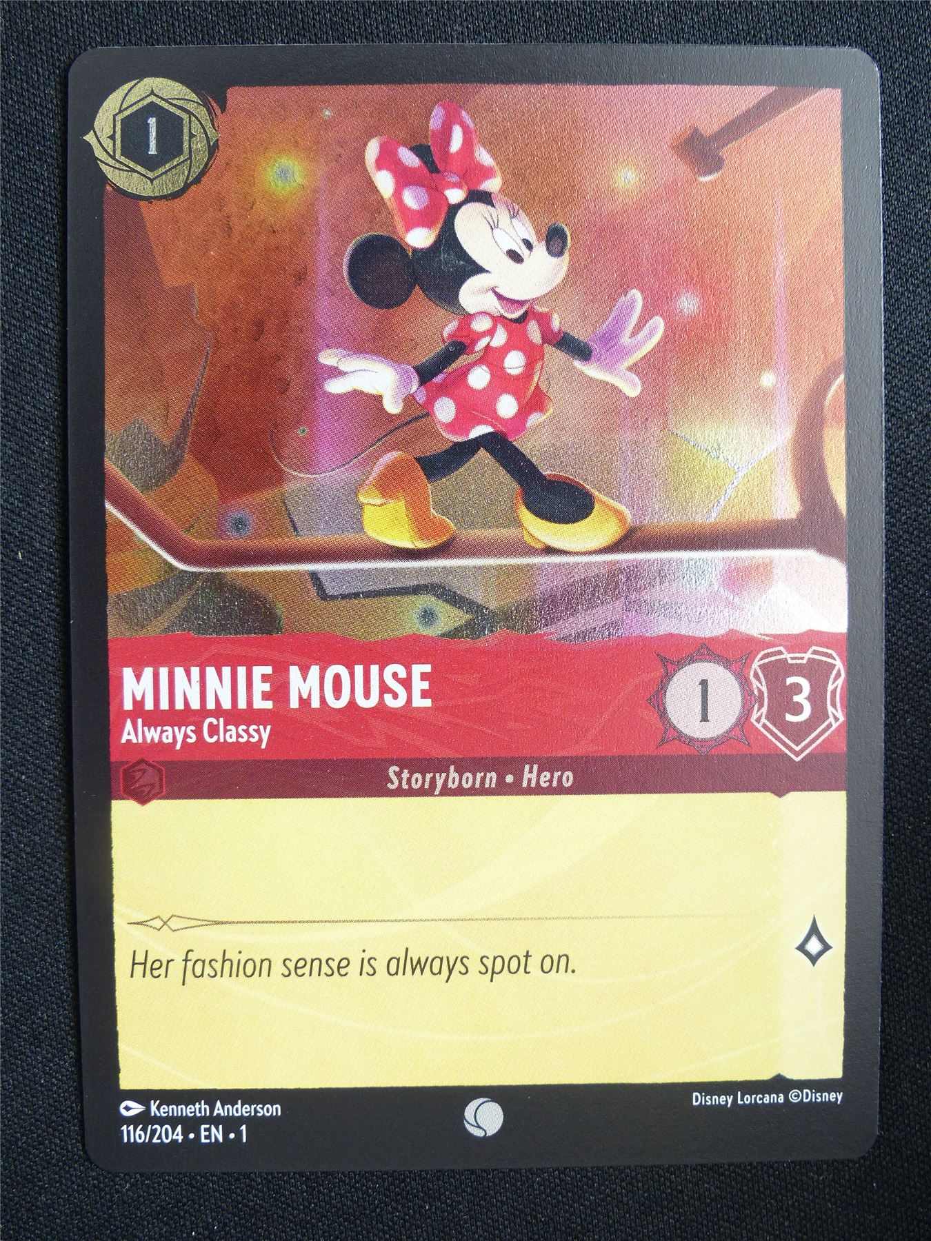 Minnie Mouse Always Classy 116/204 Foil - Lorcana Card #182