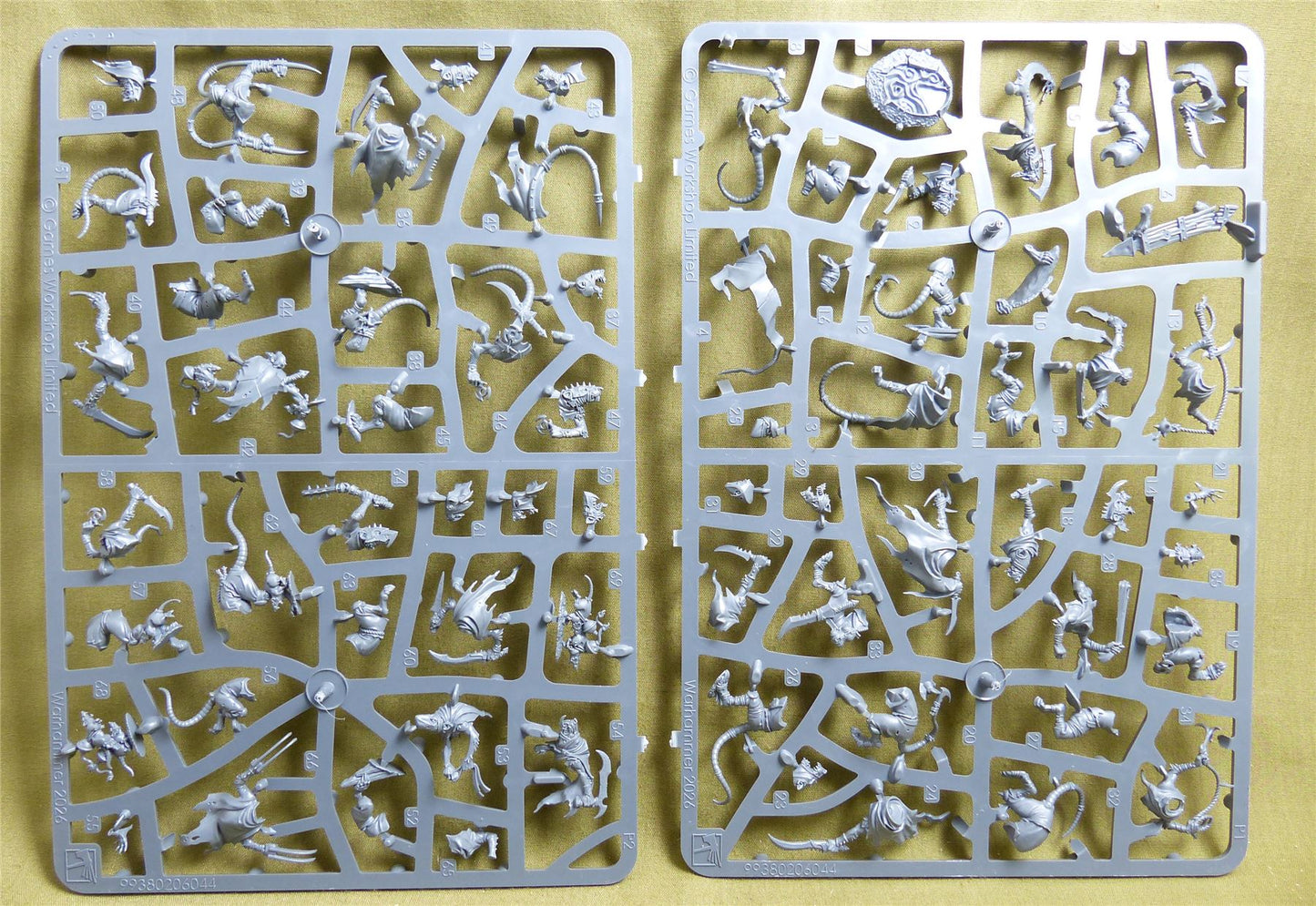 Gutter Runners set of 20 incomplete sprue - Skaven - Warhammer AoS #RY
