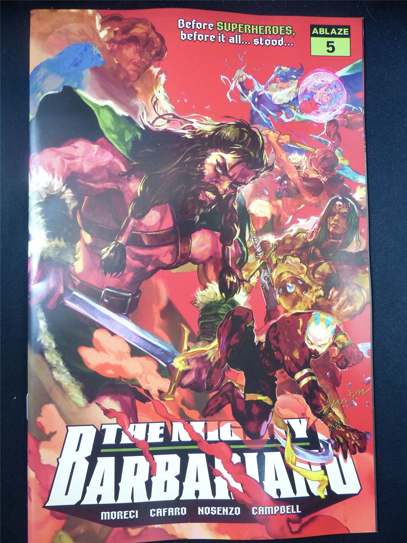 The MIGHTY Barbarians #5 Cvr A - Aug 2023 Ablaze Comic #3I9