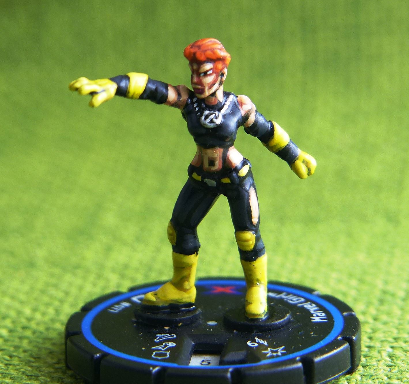 Marvel Girl #077 Hand Painted - Heroclix Wizkids games Miniatures #5B8