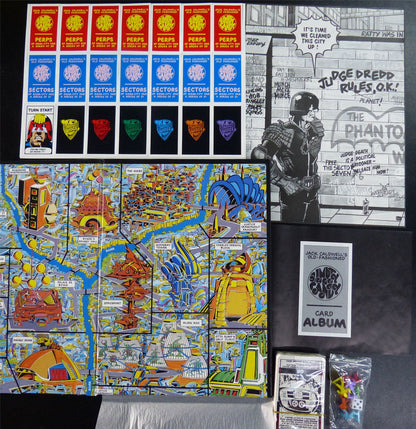 Judge Dredd The Board Game OOP Rare - Games Workshop #22C
