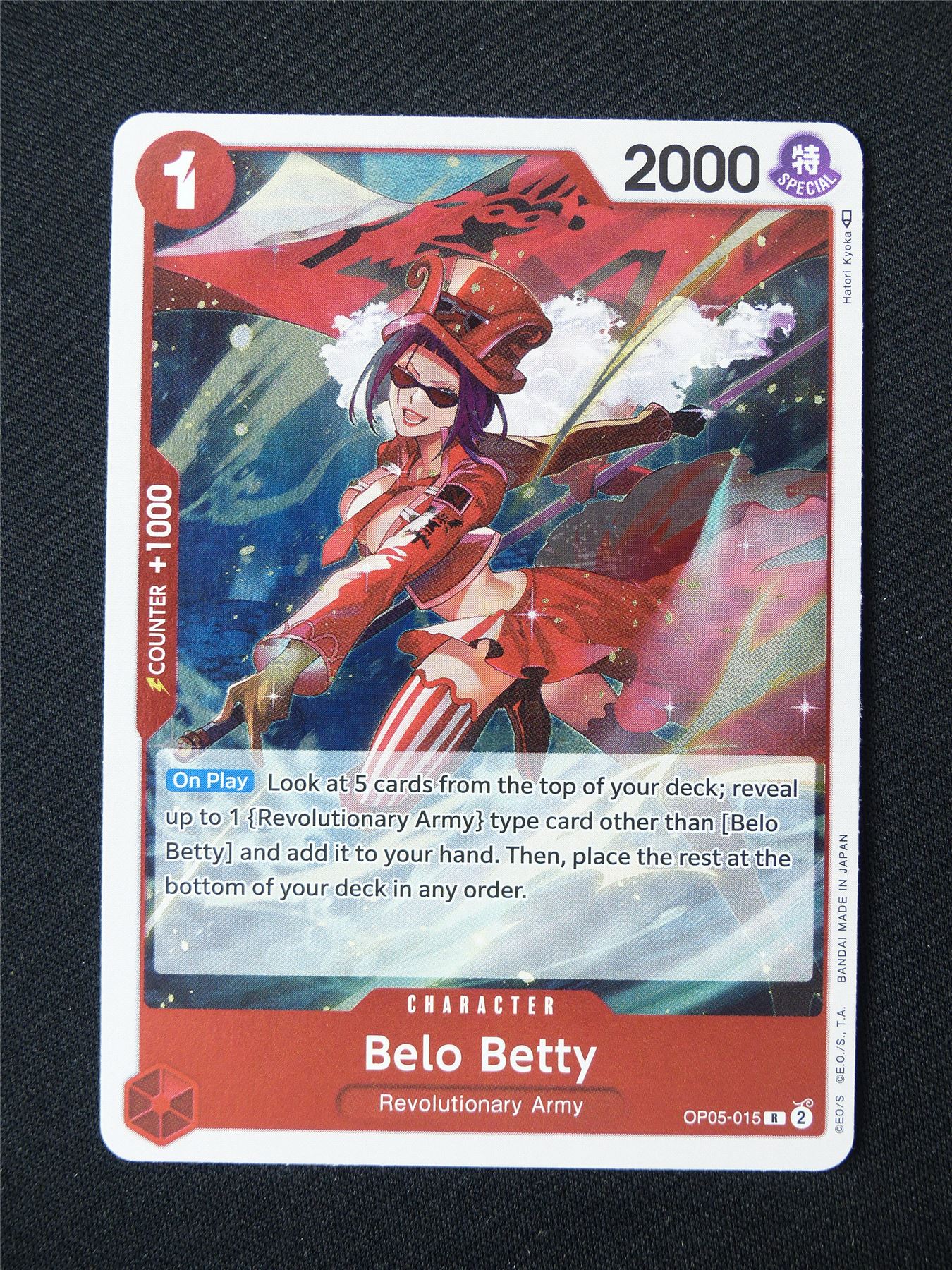 Belo Betty OP05-015 R - One Piece Card #3FD