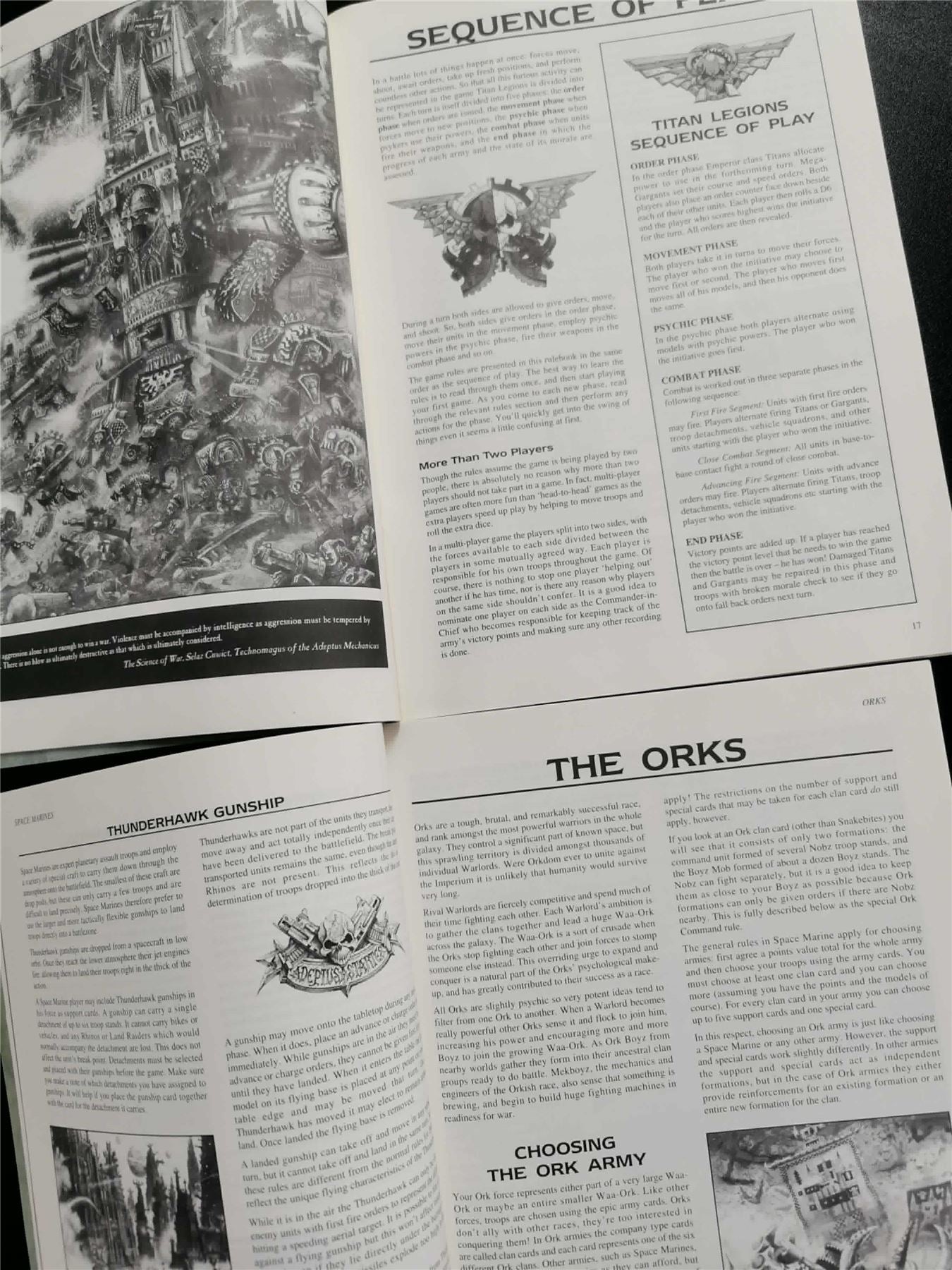 Titan Legions Rule Book & Codex Softback - Warhammer Epic #1HO