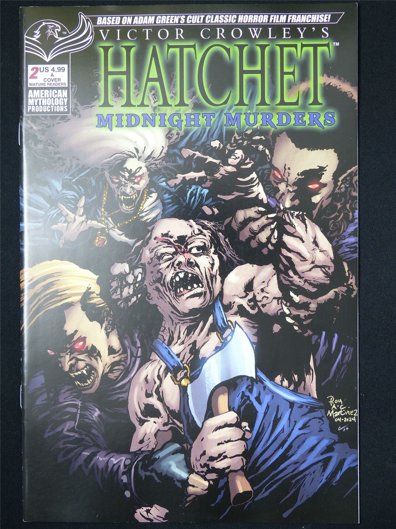 Victor Crowley's HATCHET Midnight Murders #2 - B&B Feb 2025 Mythology Comic #9KS