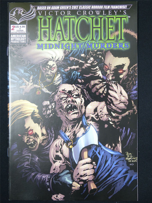 Victor Crowley's HATCHET Midnight Murders #2 - B&B Feb 2025 Mythology Comic #9KS