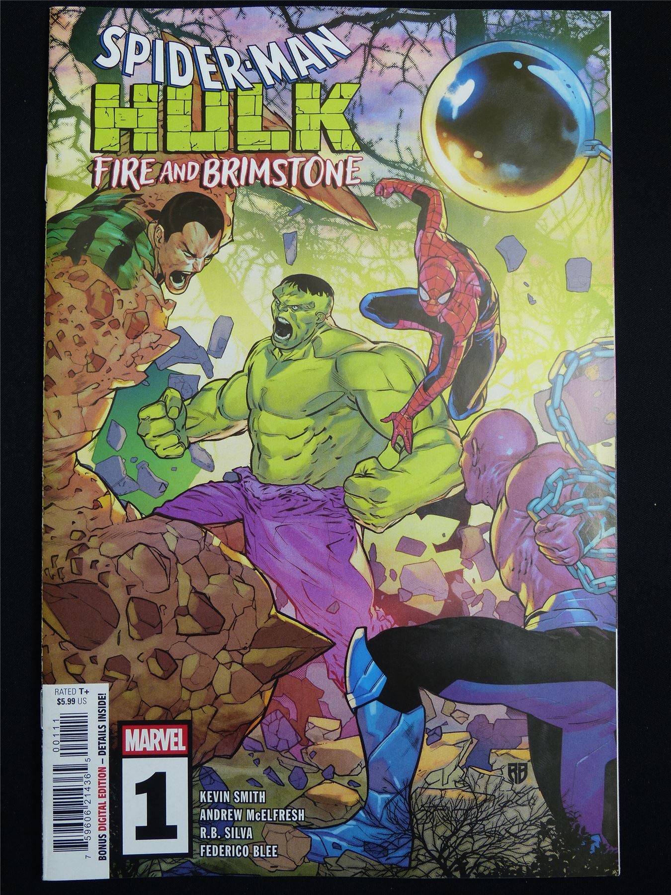 SPIDER-MAN Hulk: Fire and Brimstone #1 Cvr A - Marvel Comic #3VL