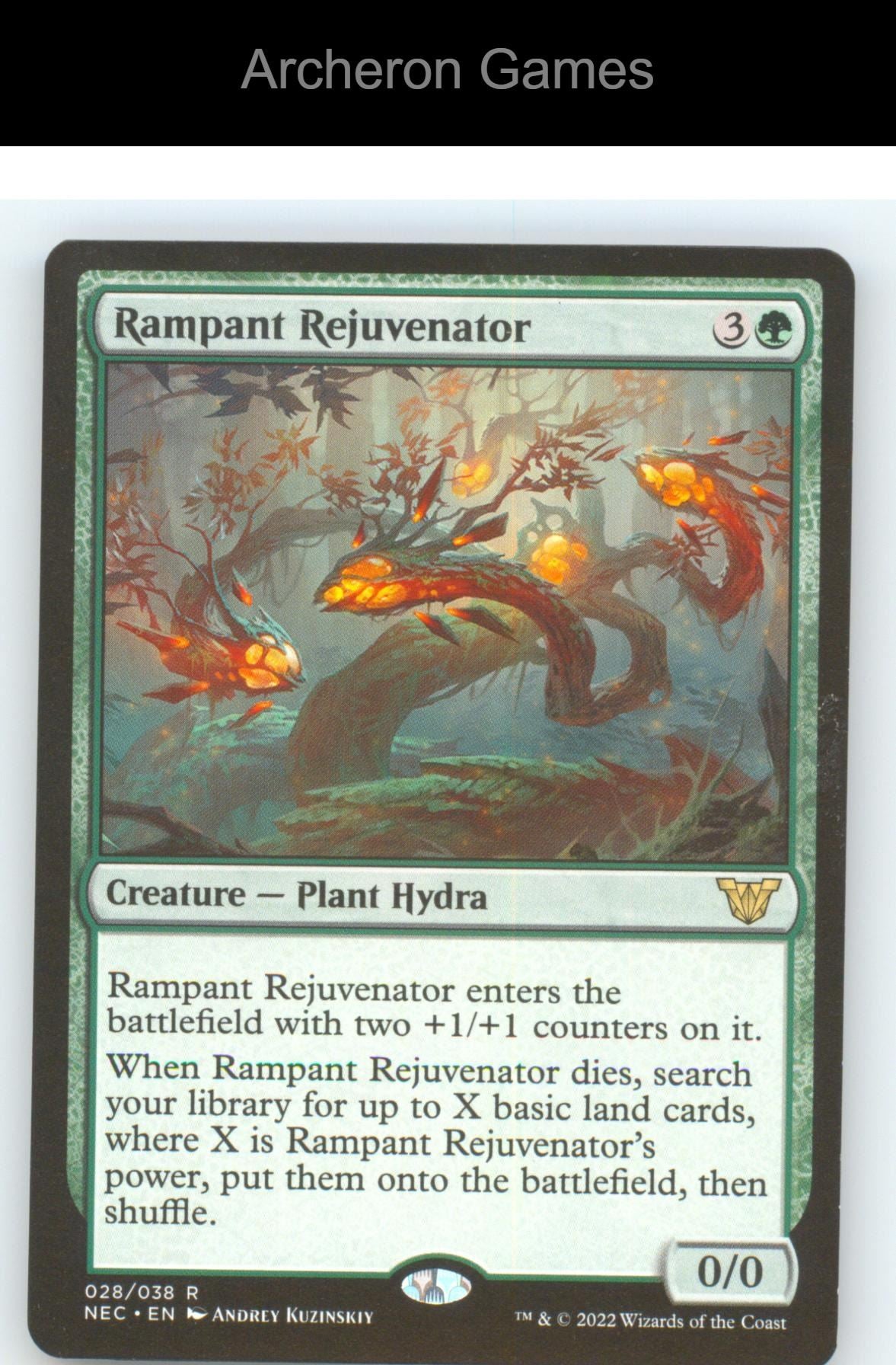Rampant Rejuvenator NEC 28 R MTG Card NM/EX+