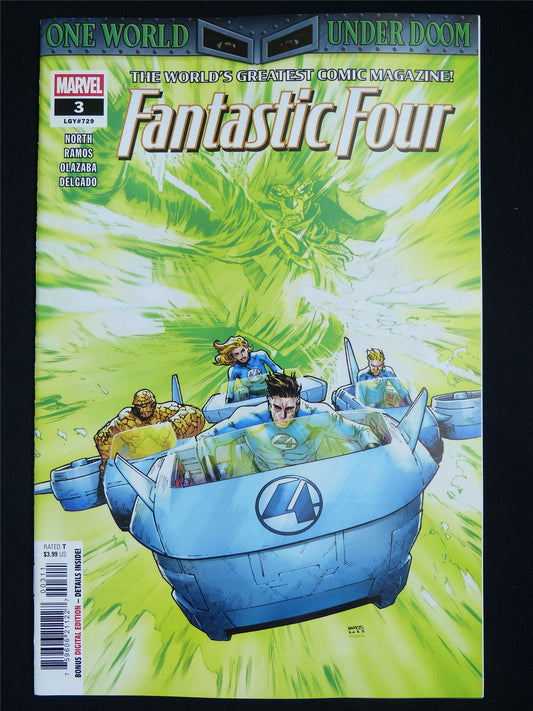 FANTASTIC Four #3 - Marvel Comic #4ES
