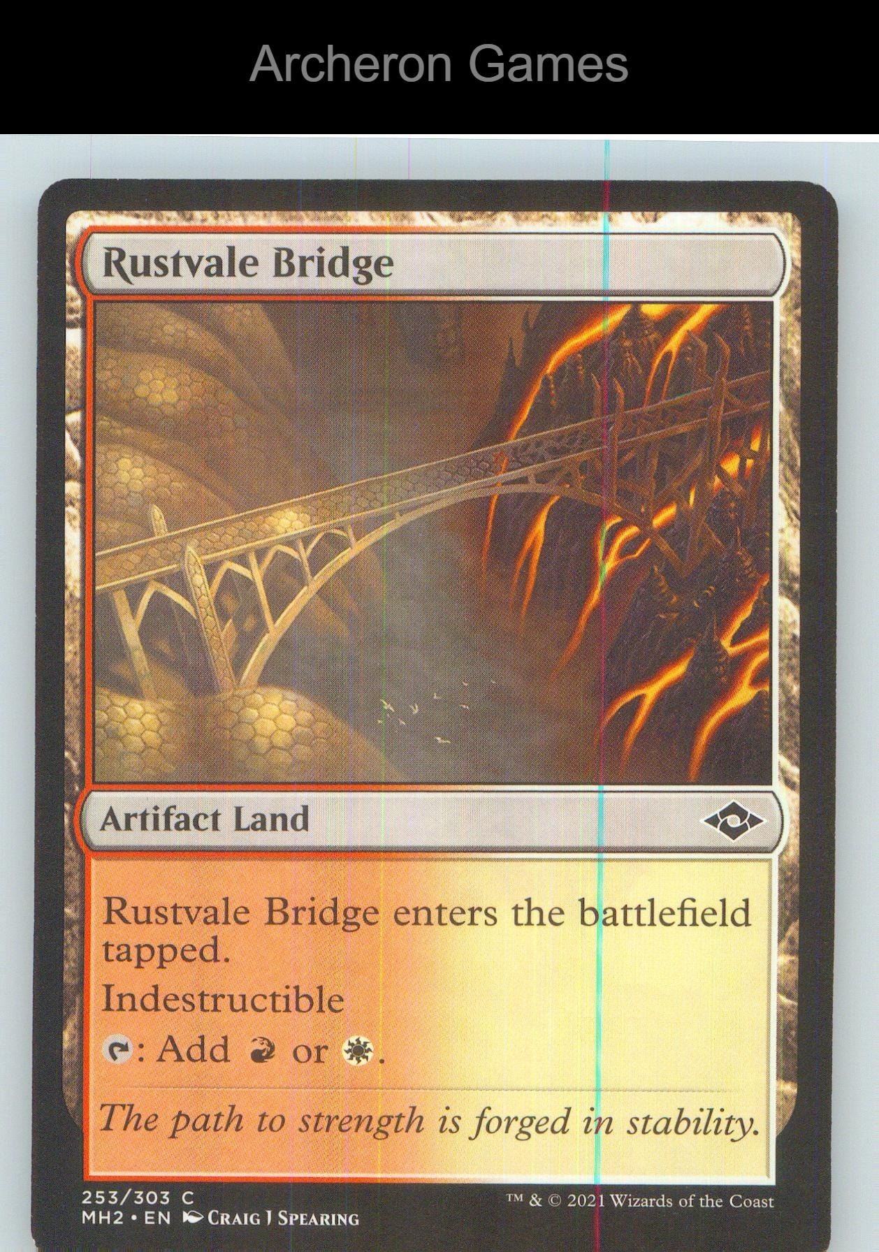 Rustvale Bridge MH2 253 C MTG Card NM/EX+