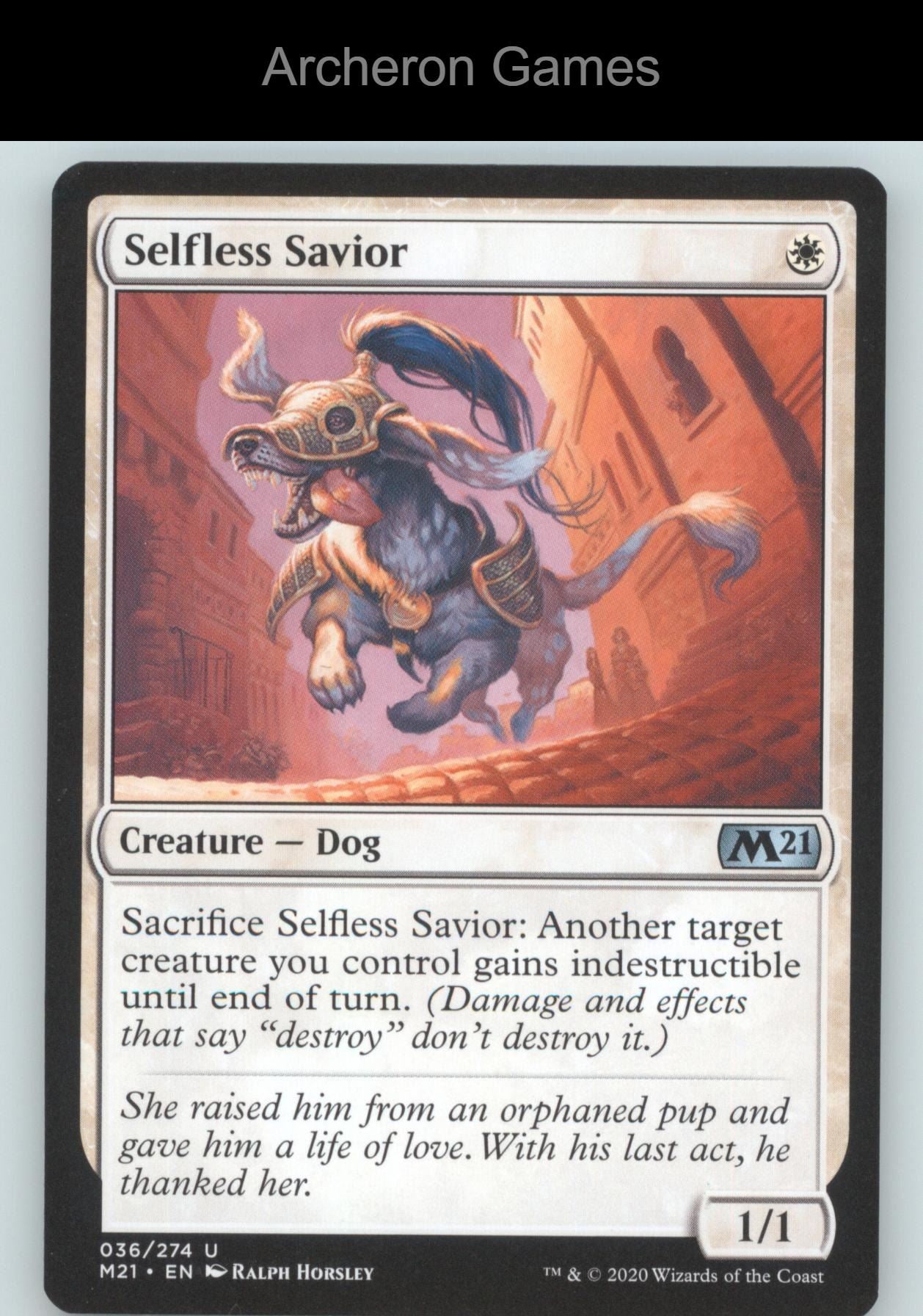 Selfless Savior 36 UC MTG Card Core Set 2021