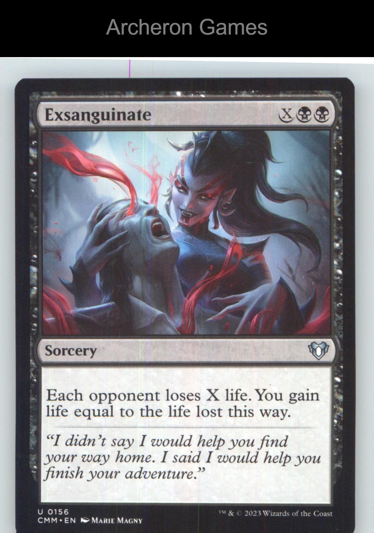 Exsanguinate CMM 156 UC MTG Card NM/EX+
