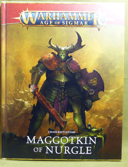 Maggotkin of Nurgle Chaos Battletome Hardback - Warhammer AoS #3JT