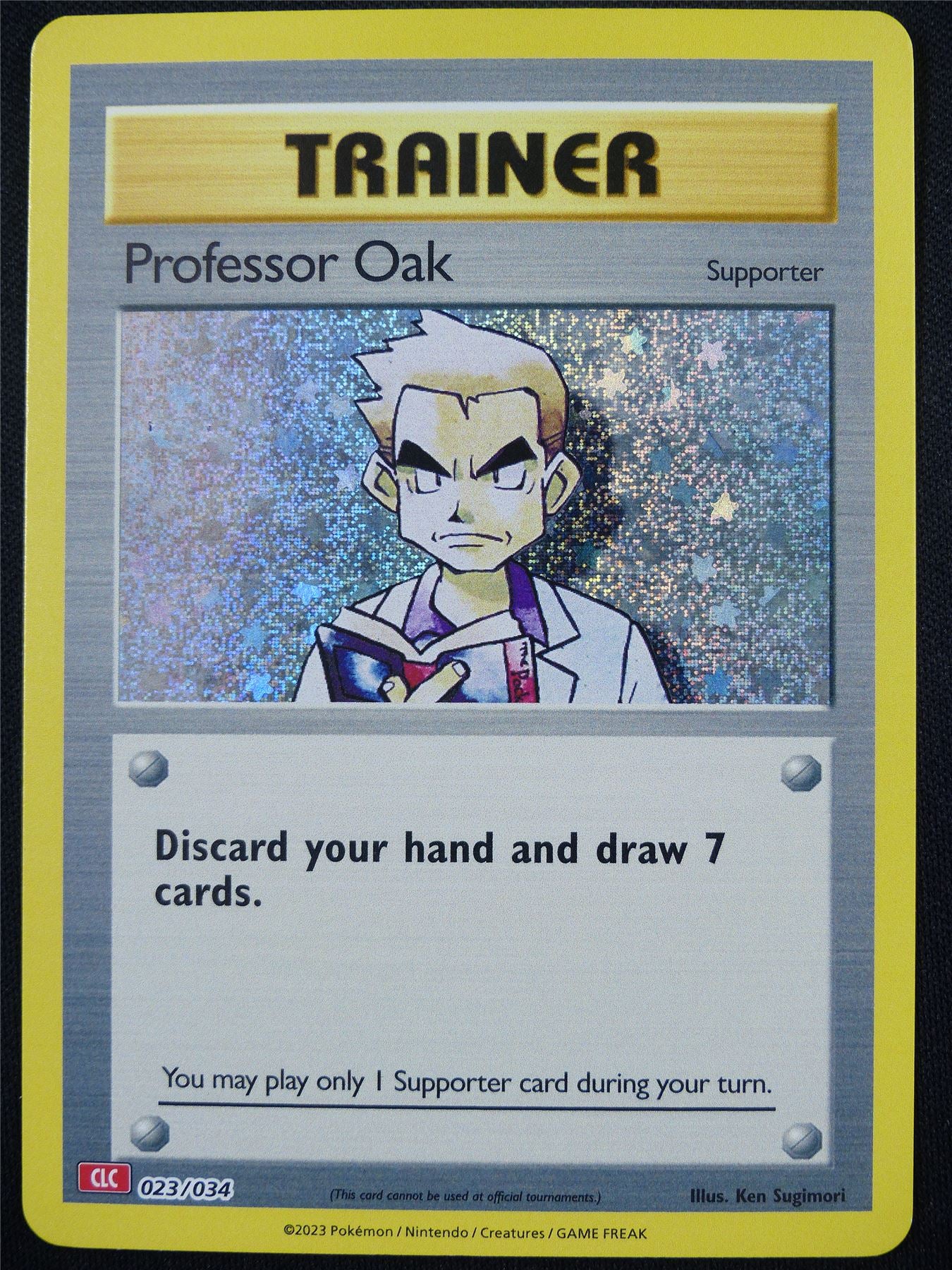 Professor Oak 024/034 Holo CLC - Classic Pokemon Card #4AW