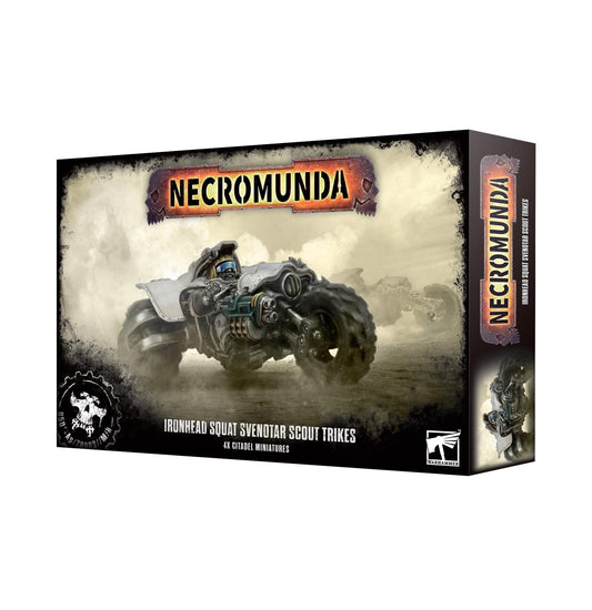 Ironhead Squat Svenotar Scout Trikes - Necromunda - Available from 11/01/25