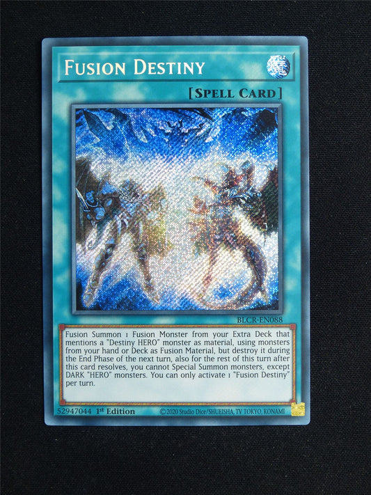 Fusion Destiny BLCR Secret Rare - 1st ed Yugioh Card #225
