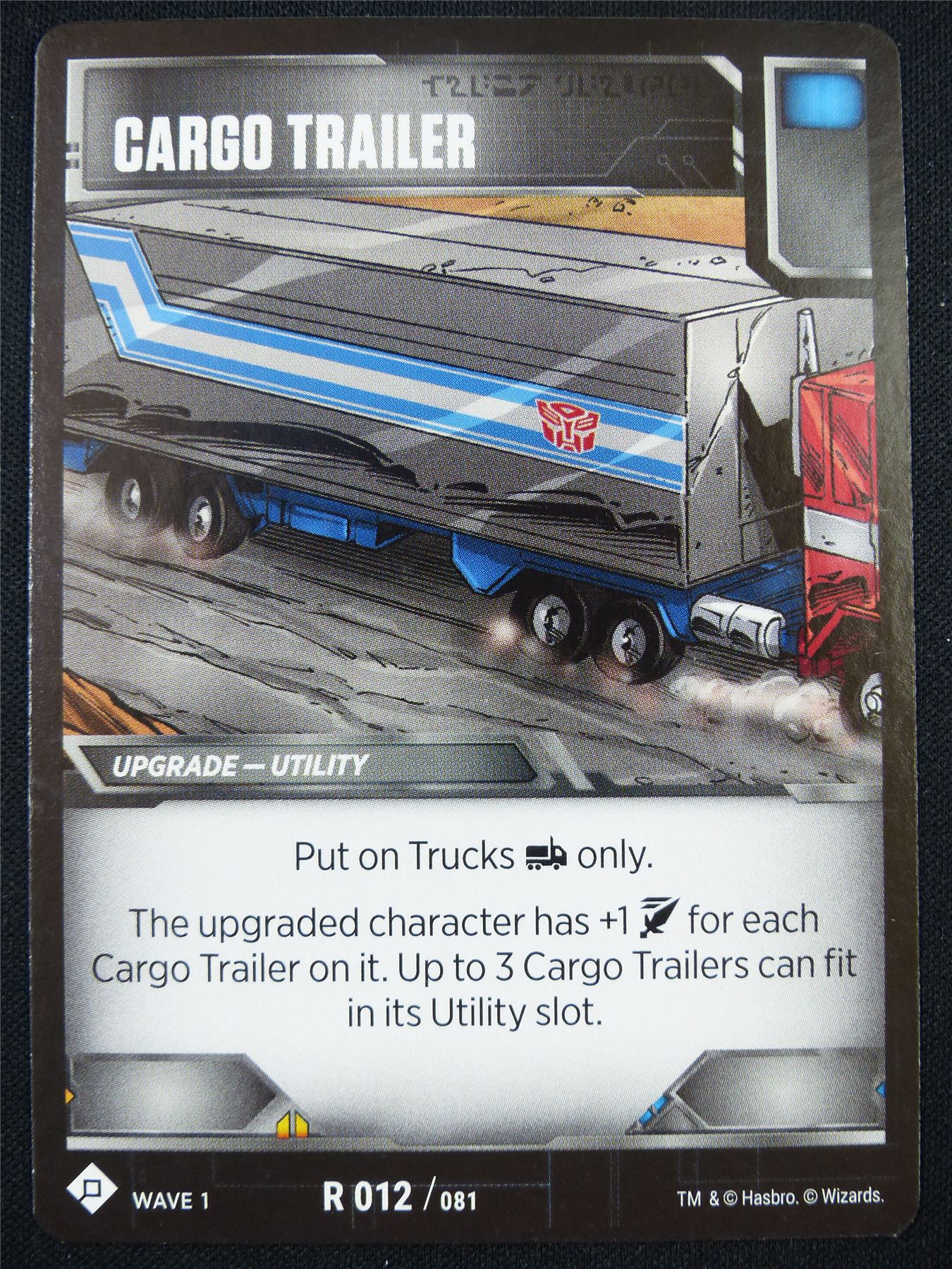 Cargo Trailer R012/081 - Battle Spirit Saga Card #AW