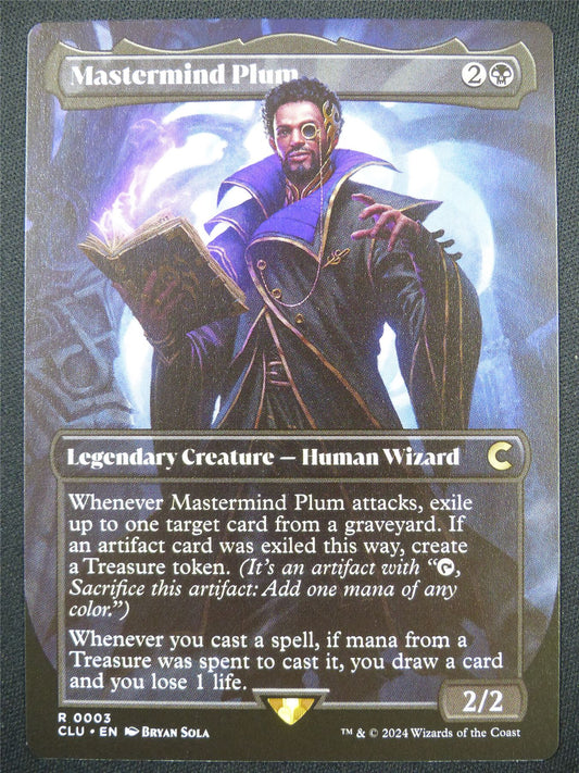 Mastermind Plum Borderless - CLU - Mtg Card #5IO