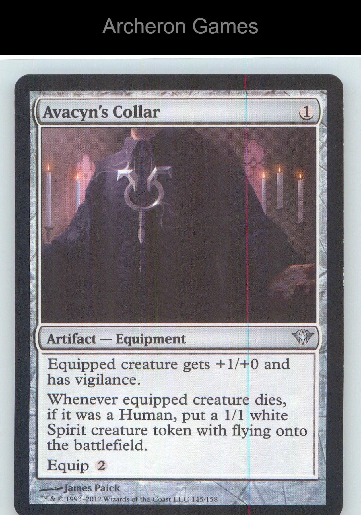 Avacyn's Collar DKA 145 UC MTG Card NM/EX+