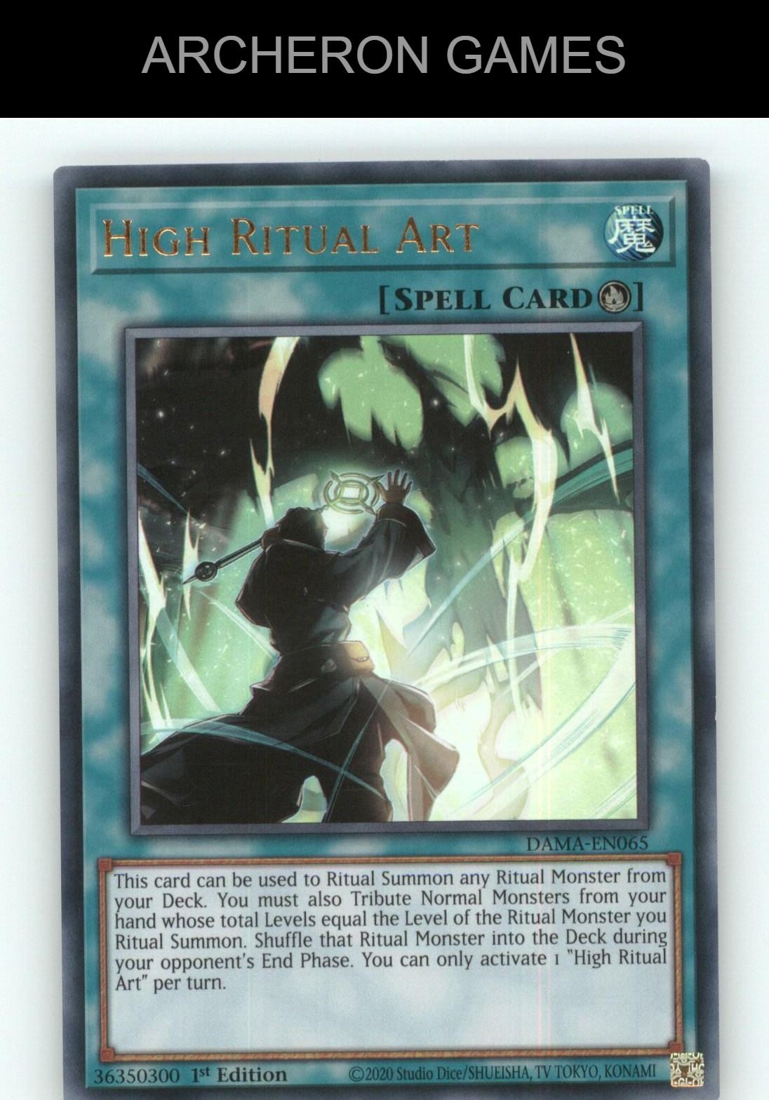 High Ritual Art Ultra Rare YUGIOH Card
