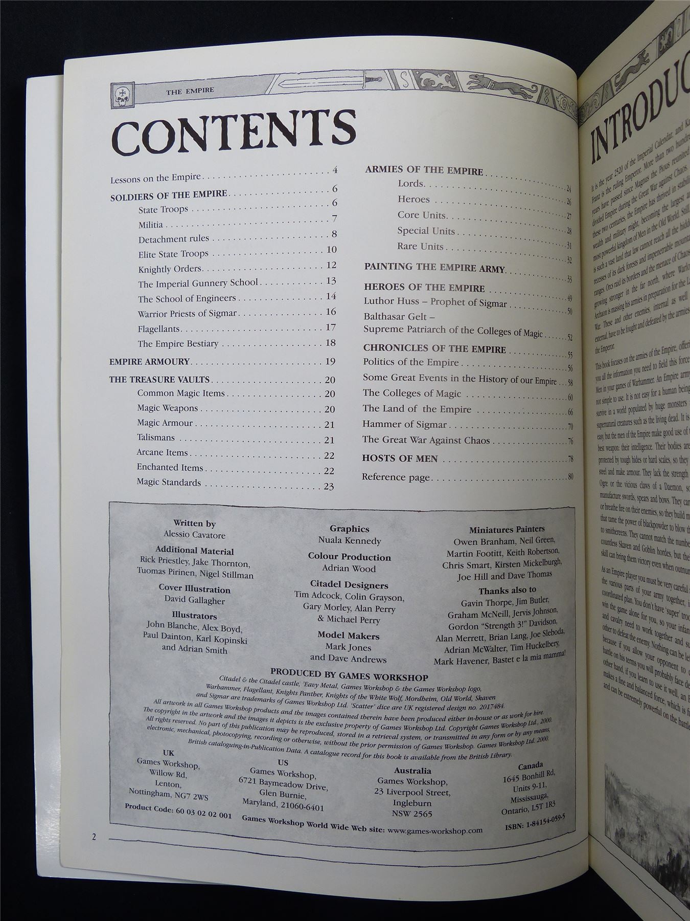 Warhammer Armies: The Empire 6th Edition Softback - Warhammer Old World #1H1
