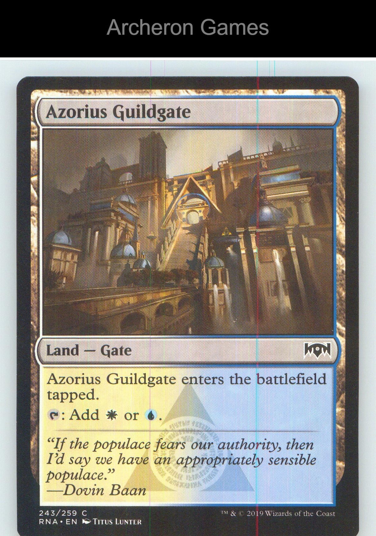 Azorius Guildgate (243) RNA 243 C MTG Card NM/EX+